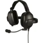 Diadema detrás de la cabeza heavy duty con micrófono de cancelación de ruido