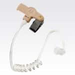 Cómodo auricular transparente mediano para oreja derecha