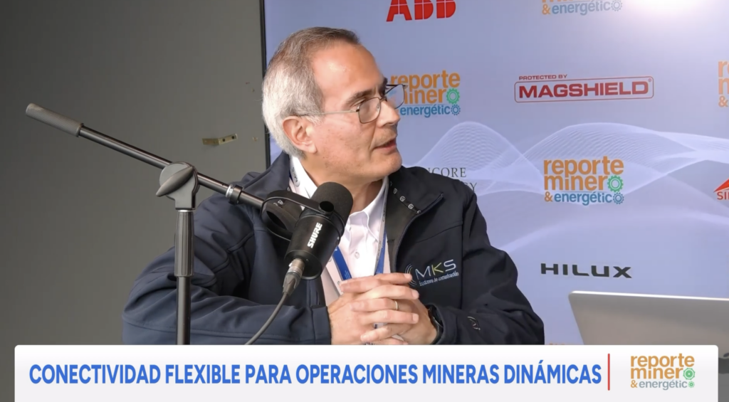 Cristián Milla, gerente comercial de MKS en entrevista con Reporte Minero.